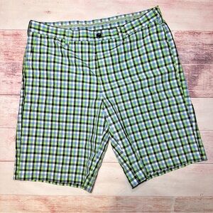Izod Plaid Golf Shorts